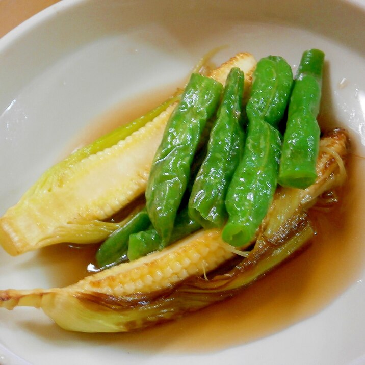 ベビーコーンといんげんの揚げびたし レシピ 作り方 By なな1151 楽天レシピ ベビーコーンといんげんの揚げびたし レシピ 作り方 By なな1151 楽天レシピ